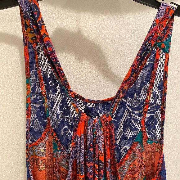 SOLD***Free People Count Me In Trapeze Tunic-L - Picture 6 of 12